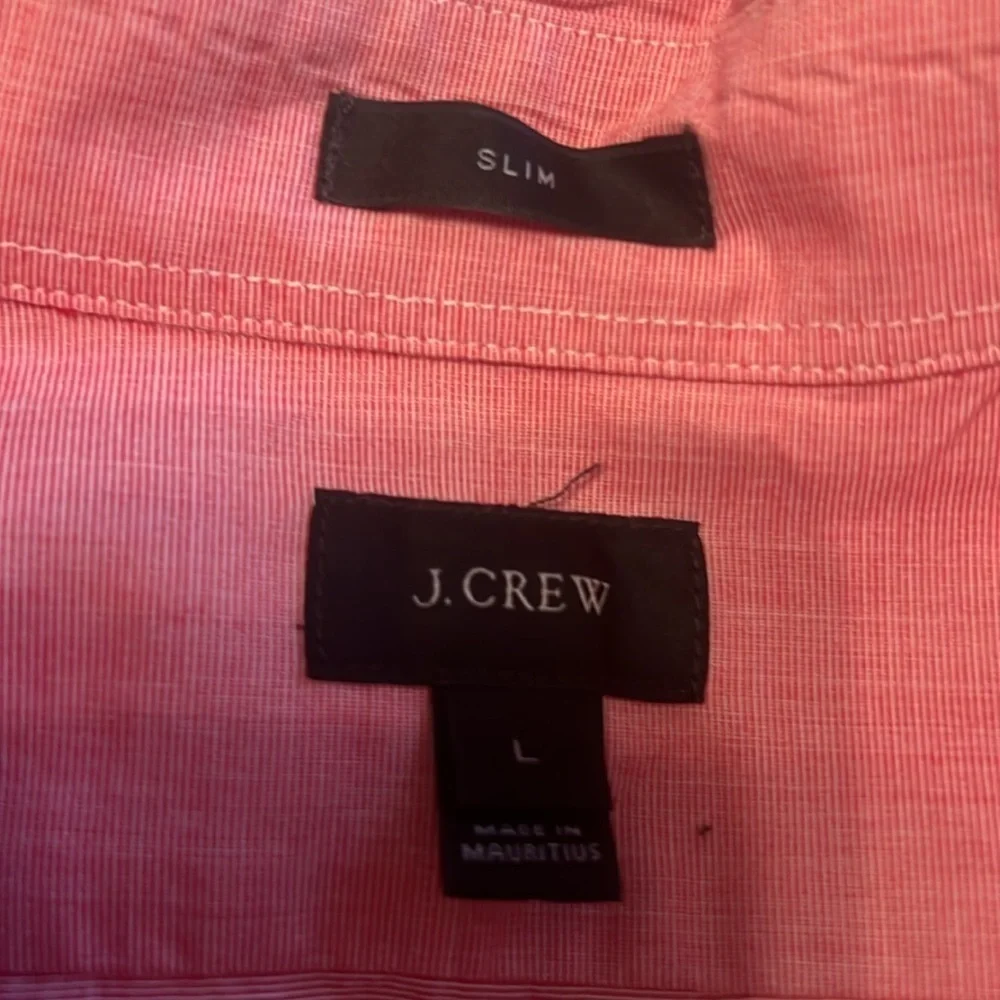J Crew - Men’s size L Slim Button Down - Weathered Rose